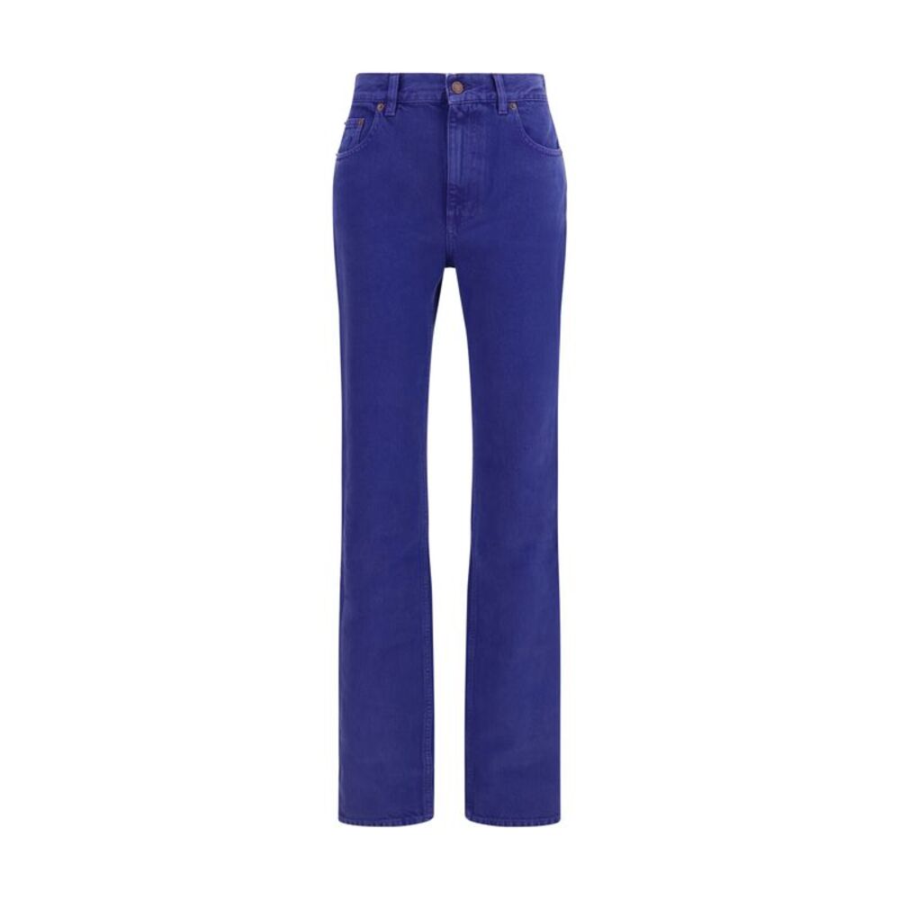 Chloé Women Cotton Denim Pants
